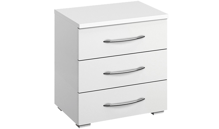 3 Drawer Wide Bedside