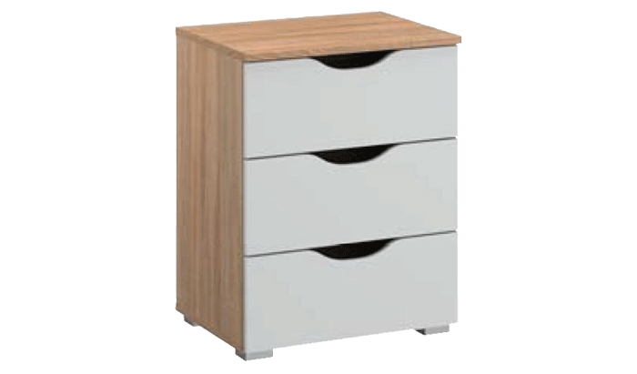 3 Drawer Bedside Chest