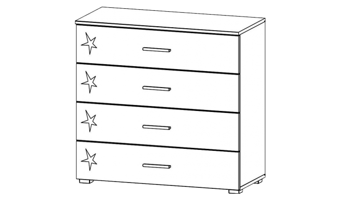 4 Drawer Chest