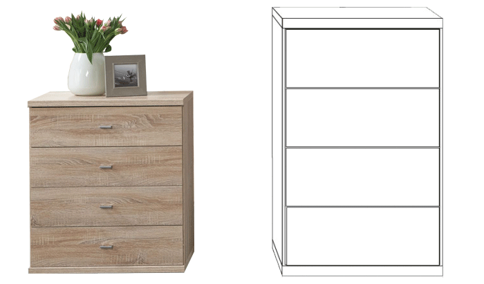 4 Drawer Chest