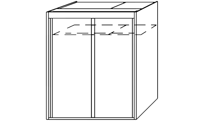 2 Door Slider 181cm wide