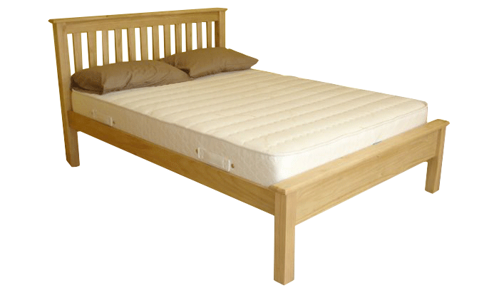 Natural Pine Double Bedstead