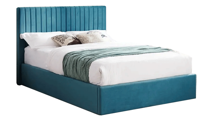 Teal Ottoman